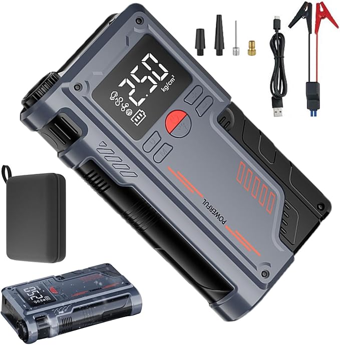 Portable Car Jump Starter with Digital Display | Best Emergency Power in UAE 🚗⚡