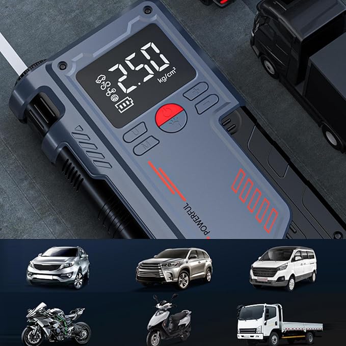 Portable Car Jump Starter with Digital Display | Best Emergency Power in UAE 🚗⚡