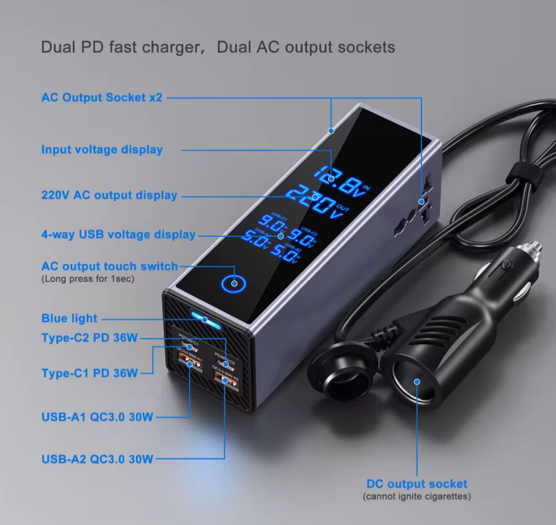 Socket Car Power Inverter